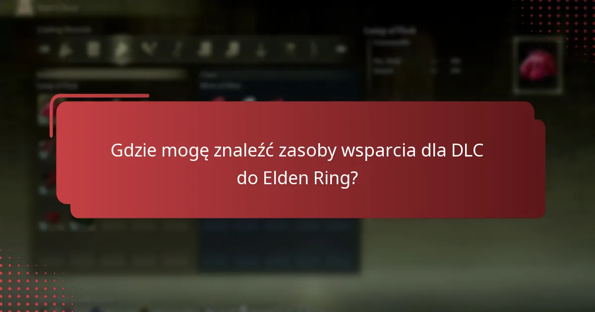 Jak mogę rozwiązać problemy z DLC do Elden Ring?